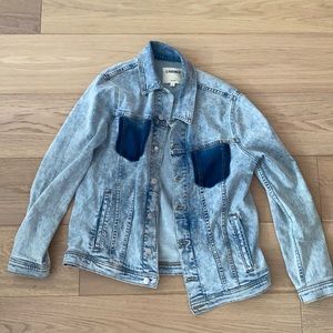 L’AGENCE faded Jean oversized jacket